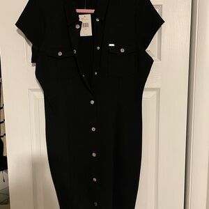 Black button Guess dress